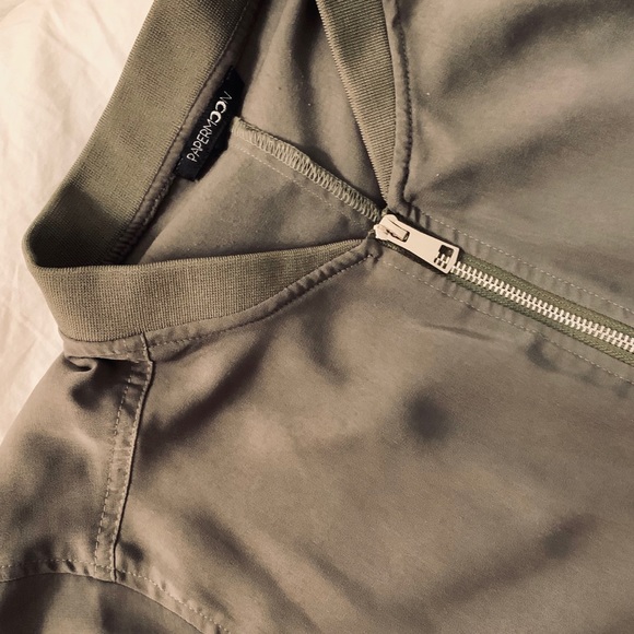 olive green bomber - Picture 2 of 3